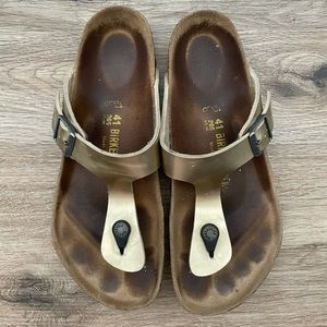 Gold Birkenstock
